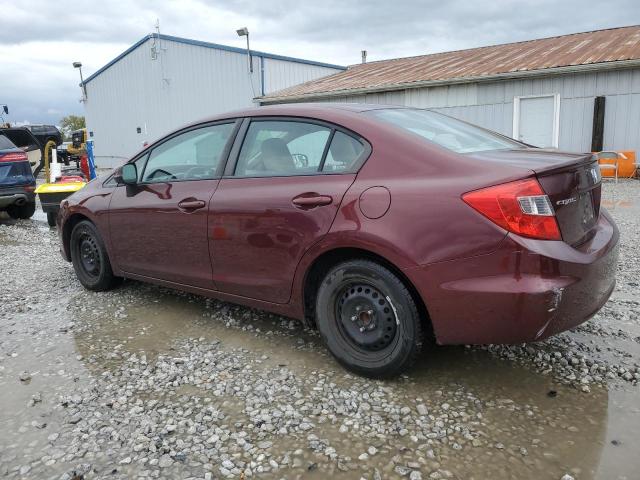 Photo 2 from auction – 2012 HONDA CIVIC LX with VIN 19XFB2F52CE095594