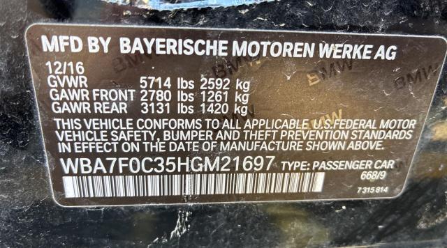 Zdjęcie 10 z aukcji – 2017 BMW 750 I z VIN WBA7F0C35HGM21697