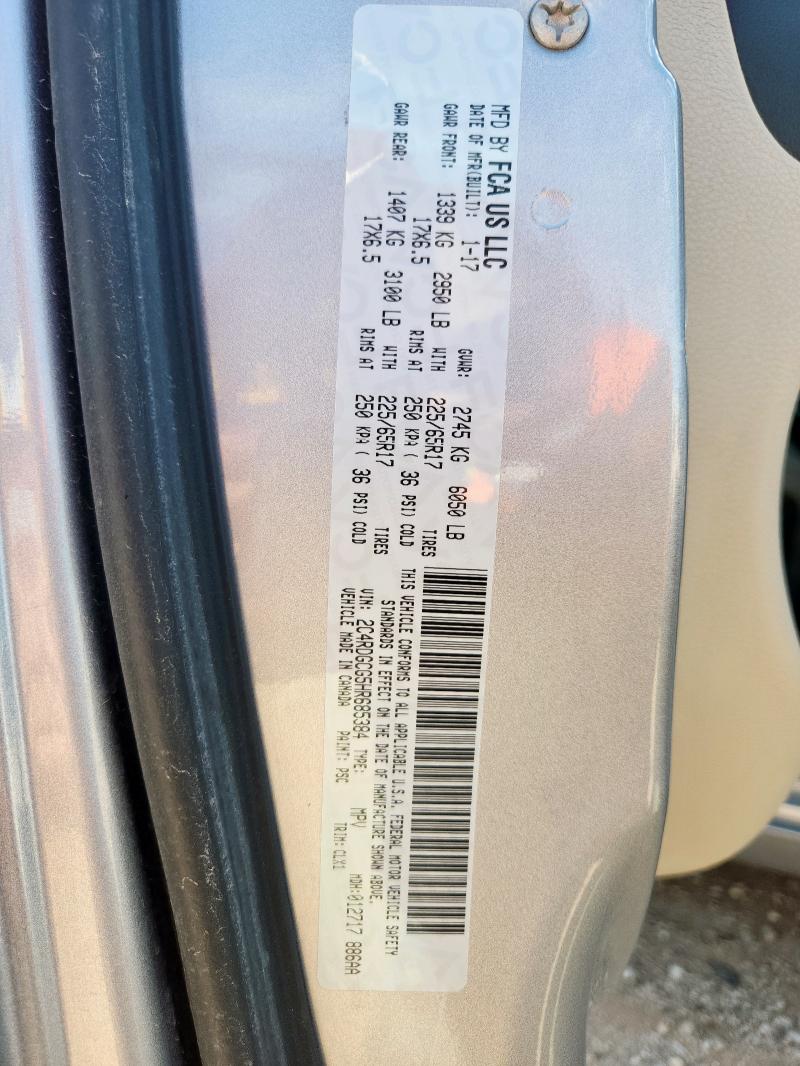 Foto 14 de la subasta – 2017 DODGE GRAND CARA con VIN 2C4RDGCG5HR685384