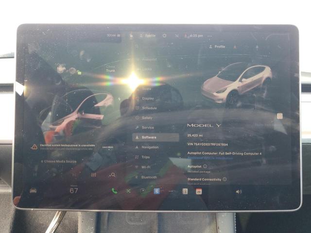Photo 9 from auction – 2024 TESLA MODEL Y with VIN 7SAYGDED7RF097894