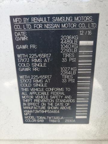 Photo 14 from auction – 2017 NISSAN ROGUE S with VIN KNMAT2MT6HP534814