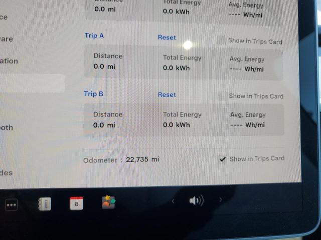 Photo 9 from auction – 2022 TESLA MODEL Y with VIN 7SAYGAEE3NF530645