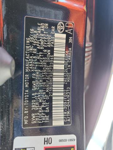 Photo 14 from auction – 2016 TOYOTA COROLLA L with VIN 2T1BURHEXGC703946