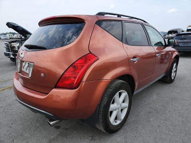 Photo 3 from auction – 2004 NISSAN MURANO SL with VIN JN8AZ08T94W228059