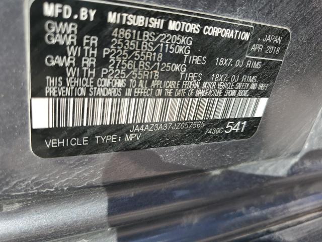 Photo 14 from auction – 2018 MITSUBISHI OUTLANDER SE with VIN JA4AZ3A37JZ057565