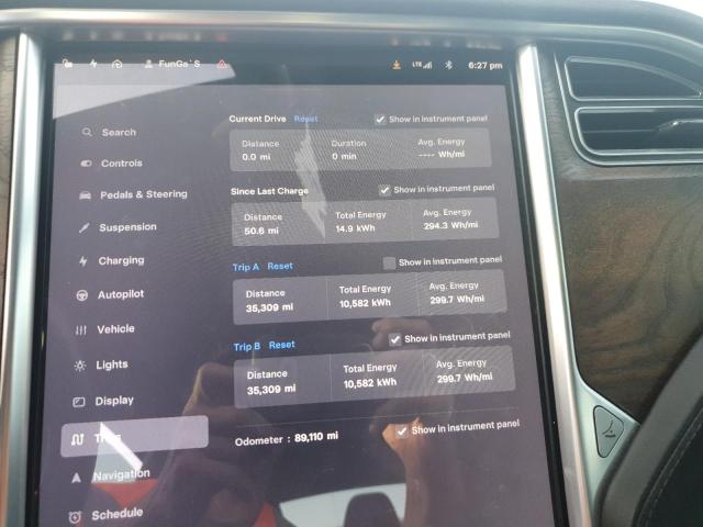 Photo 9 from auction – 2017 TESLA MODEL S with VIN 5YJSA1E29HF190321