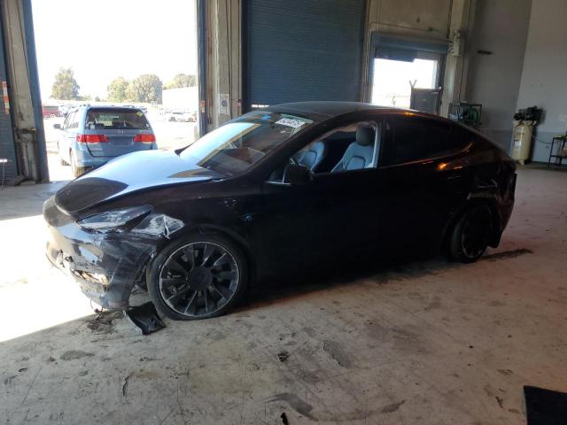 TESLA MODEL Y 2021 with VIN 5YJYGDEE9MF157107 - Photo from auction