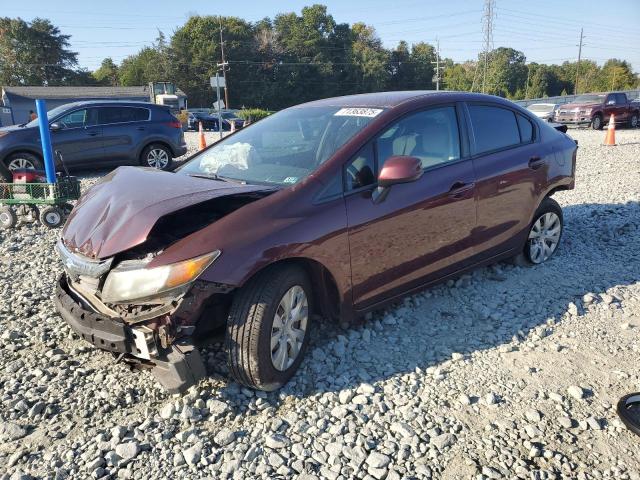 Photo 1 from auction – 2012 HONDA CIVIC LX with VIN 2HGFB2F51CH534466