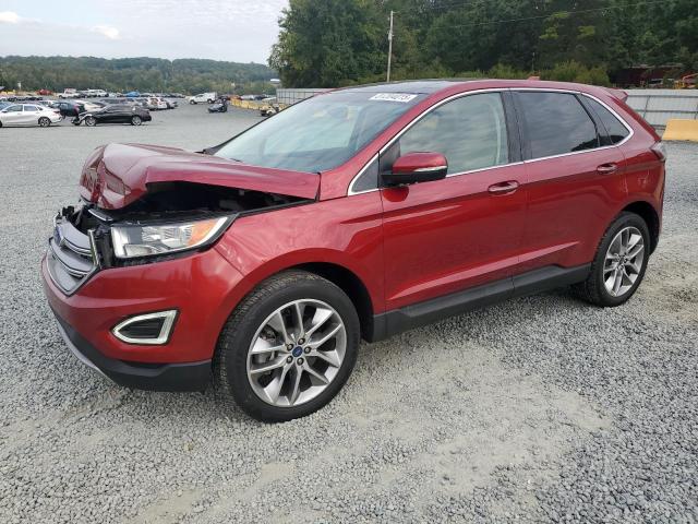 FORD EDGE TITANIUM 2018 with VIN 2FMPK3K8XJBC35076 - Photo from auction