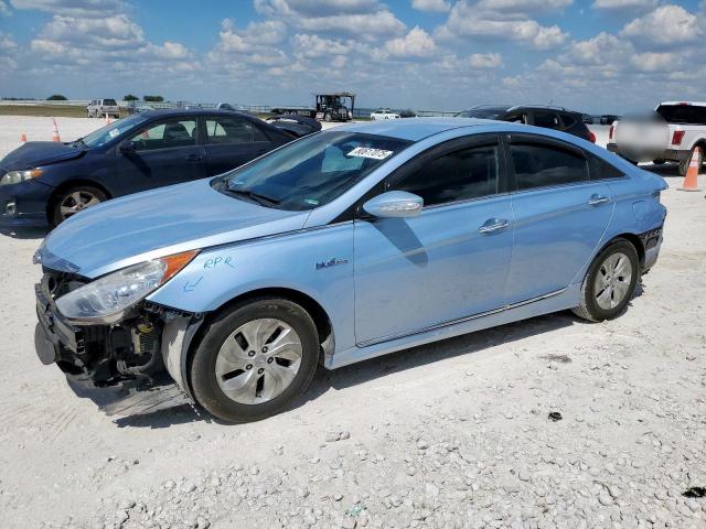 HYUNDAI SONATA HYB 2015 with VIN KMHEC4A45FA125564 - Photo from auction