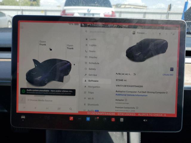 Photo 9 from auction – 2023 TESLA MODEL 3 with VIN 5YJ3E1EA9PF544286