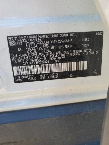 Photo 14 from auction – 2023 TOYOTA RAV4 LE with VIN 2T3H1RFV3PC220179