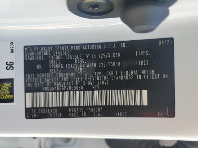 Photo 14 from auction – 2023 TOYOTA COROLLA CR with VIN 7MUDAABG6PV069660