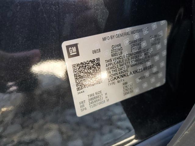 Photo 14 from auction – 2019 GMC ACADIA SLE with VIN 1GKKNKLAXKZ149187