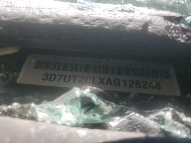 Photo 14 from auction – 2010 DODGE RAM 2500 with VIN 3D7UT2CLXAG126248