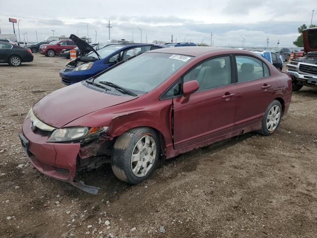 HONDA CIVIC LX 2009 with VIN 19XFA16569E037705 - Photo from auction