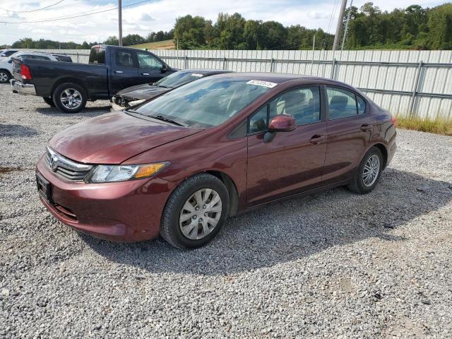 HONDA CIVIC LX 2012 with VIN 19XFB2F58CE090867 - Photo from auction