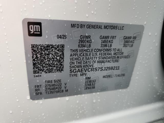 Photo 14 from auction – 2025 BUICK ENCLAVE with VIN 5GAEVCRS7SJ259211
