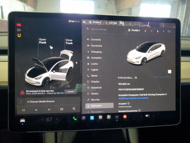 Photo 9 from auction – 2022 TESLA MODEL 3 with VIN 5YJ3E1EA6NF368617