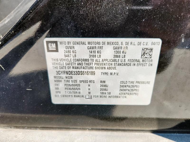 Photo 14 from auction – 2013 CADILLAC SRX PERFOR with VIN 3GYFNDE33DS616189