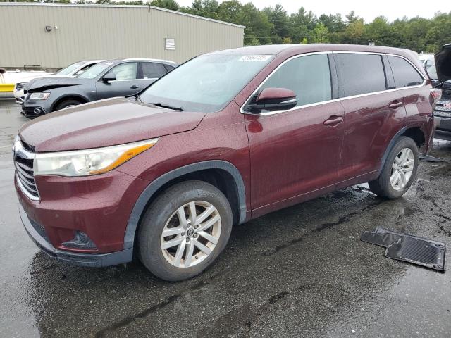 Photo 1 from auction – 2016 TOYOTA HIGHLANDER with VIN 5TDZARFH6GS017821