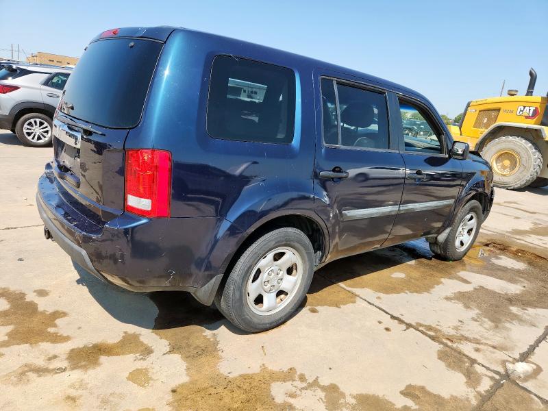 Photo 3 from auction – 2011 HONDA PILOT LX with VIN 5FNYF3H29BB036962