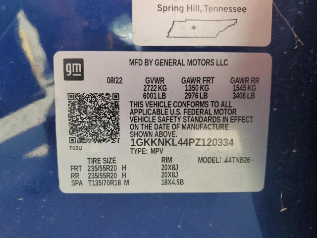 Photo 14 from auction – 2023 GMC ACADIA SLE with VIN 1GKKNKL44PZ120334