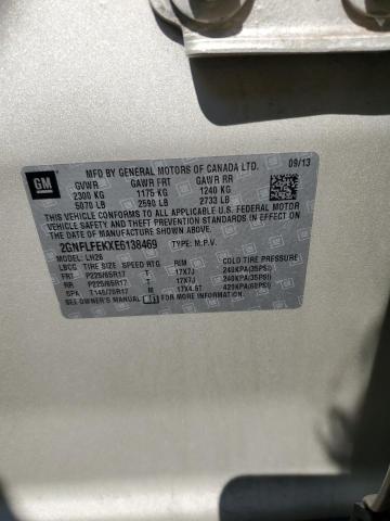 Photo 14 from auction – 2014 CHEVROLET EQUINOX LT with VIN 2GNFLFEKXE6138469