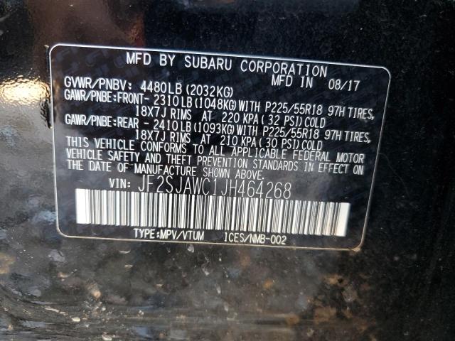 Photo 14 from auction – 2018 SUBARU FORESTER 2 with VIN JF2SJAWC1JH464268