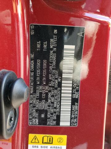 Photo 14 from auction – 2016 LEXUS RX 350 BAS with VIN 2T2BZMCA1GC002619