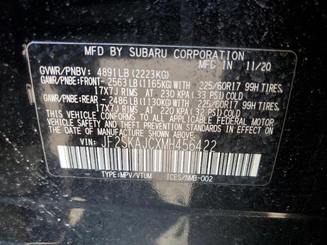 Photo 14 from auction – 2021 SUBARU FORESTER PREMIUM with VIN JF2SKAJCXMH456422