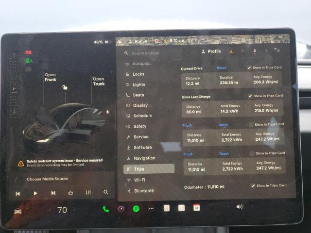 Photo 9 from auction – 2025 TESLA MODEL 3 with VIN 5YJ3E1EA9SF923345