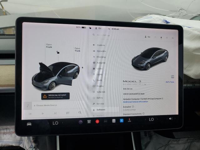 Photo 9 from auction – 2019 TESLA MODEL 3 with VIN 5YJ3E1EA0KF357639