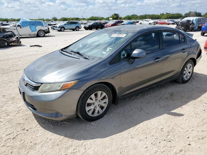 HONDA CIVIC LX 2012 with VIN 2HGFB2F50CH561531 - Photo from auction