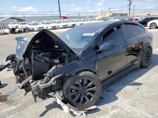 TESLA MODEL X 2022 with VIN 7SAXCBE6XNF331663 - Photo from auction