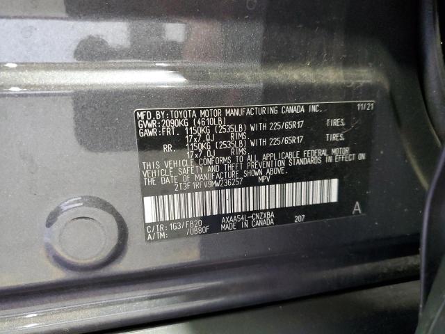 Photo 14 from auction – 2021 TOYOTA RAV4 LE with VIN 2T3F1RFV9MW236257