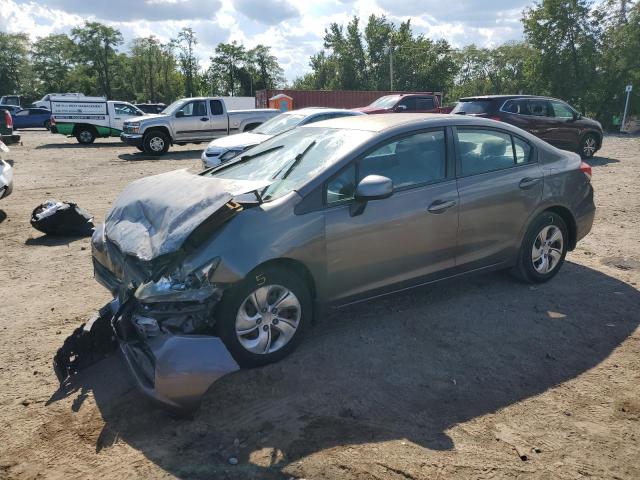 HONDA CIVIC LX 2013 with VIN 2HGFB2F5XDH585563 - Photo from auction
