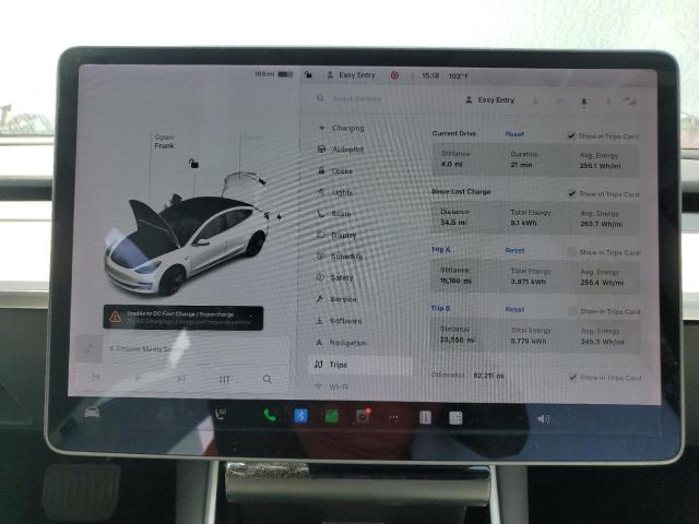Photo 9 from auction – 2020 TESLA MODEL 3 with VIN 5YJ3E1EB1LF639783