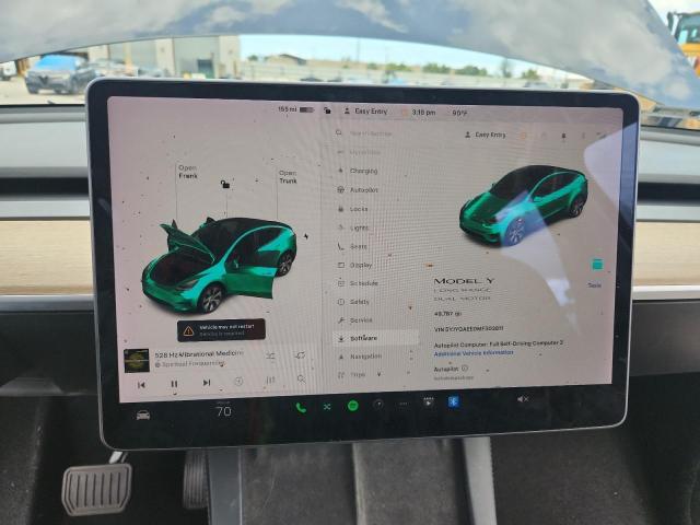 Photo 9 from auction – 2021 TESLA MODEL Y with VIN 5YJYGAEE0MF302811