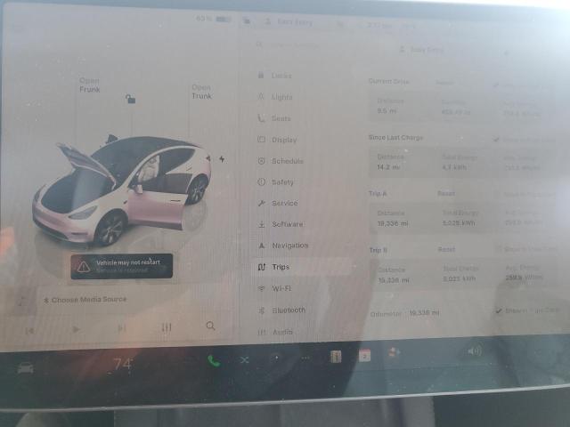 Photo 9 from auction – 2023 TESLA MODEL Y with VIN 7SAYGAEE7PF843054