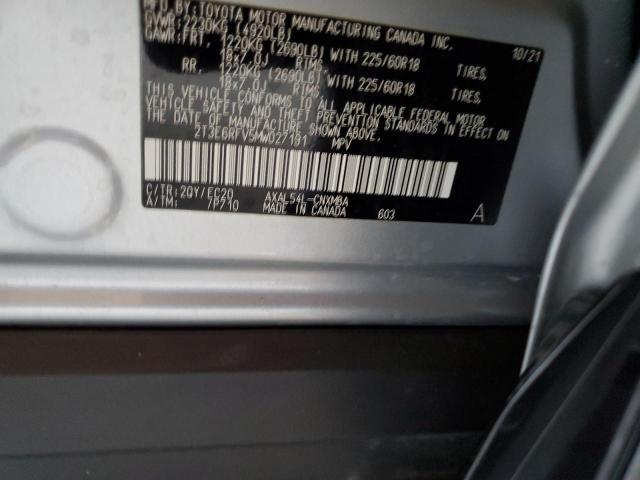 Photo 14 from auction – 2021 TOYOTA RAV4 XSE with VIN 2T3E6RFV5MW027191