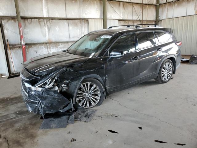 TOYOTA HIGHLANDER PLATINUM 2022 with VIN 5TDFZRBH8NS209952 - Photo from auction