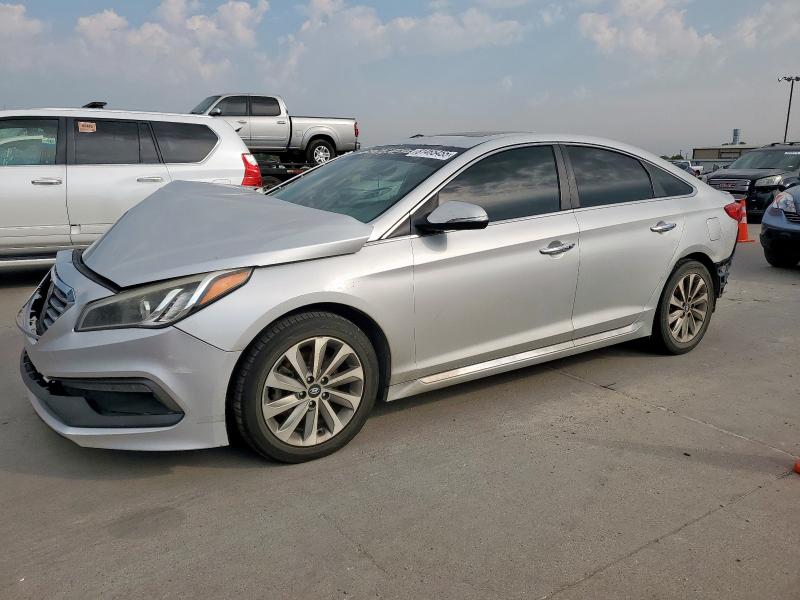 HYUNDAI SONATA 2017 with VIN 5NPE34AF1HH475677 - Photo from auction