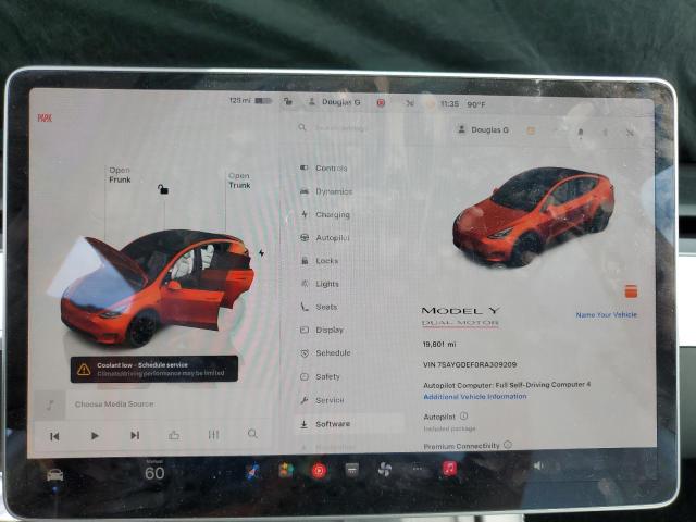 Zdjęcie 9 z aukcji – 2024 TESLA MODEL Y z VIN 7SAYGDEF0RA309209
