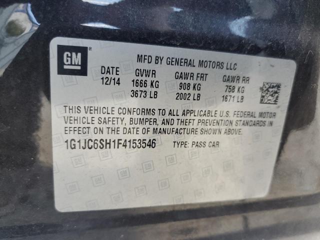 Photo 14 from auction – 2015 CHEVROLET SONIC LT with VIN 1G1JC6SH1F4153546