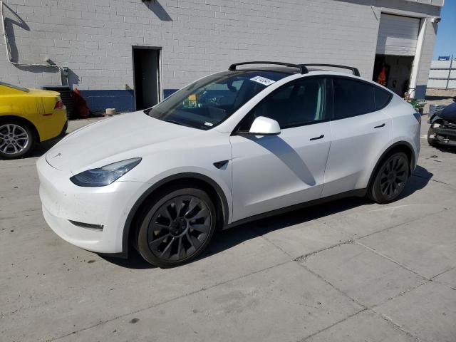 TESLA MODEL Y 2021 مع رقم تعريف المركبة 5YJYGAEE8MF191604 - صورة من المزاد