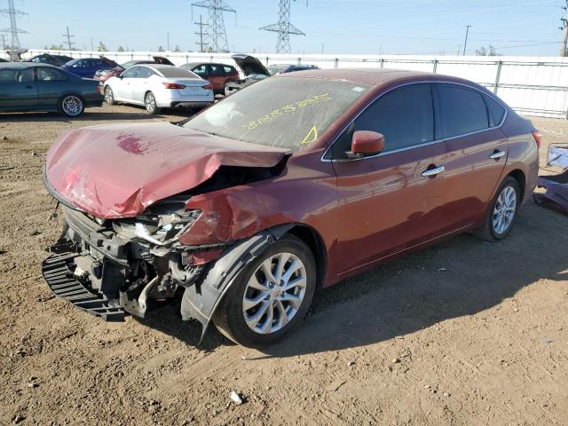 NISSAN SENTRA S 2018 with VIN 3N1AB7AP8JY237154 - Photo from auction