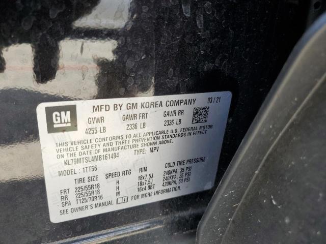 Photo 14 from auction – 2021 CHEVROLET TRAILBLAZE with VIN KL79MTSL4MB161494