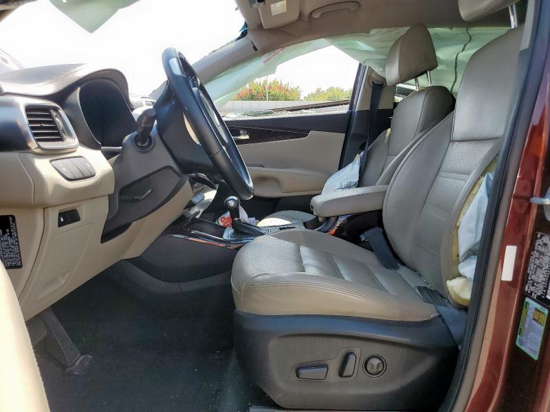 Photo 7 from auction – 2017 KIA SORENTO with VIN 5XYPH4A1XHG279338