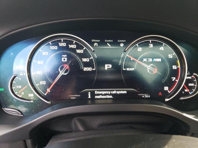 Photo 9 from auction – 2020 BMW X3 M COMPETITION with VIN 5YMTS0C06L9B76211